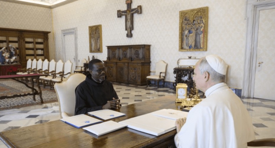 Papa Leão XIV reúne-se com o Ir. Pascal Ahodegnon